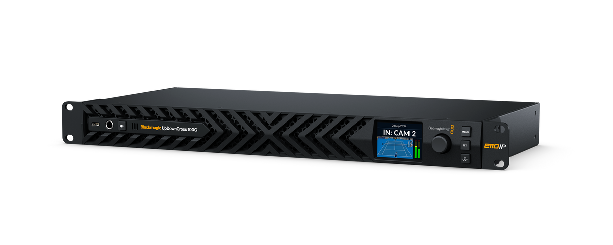 UpDownCross 100G 8-channel video converter, 1U
