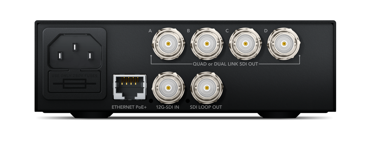 Teranex Mini 12G-SDI to quad SDI converter