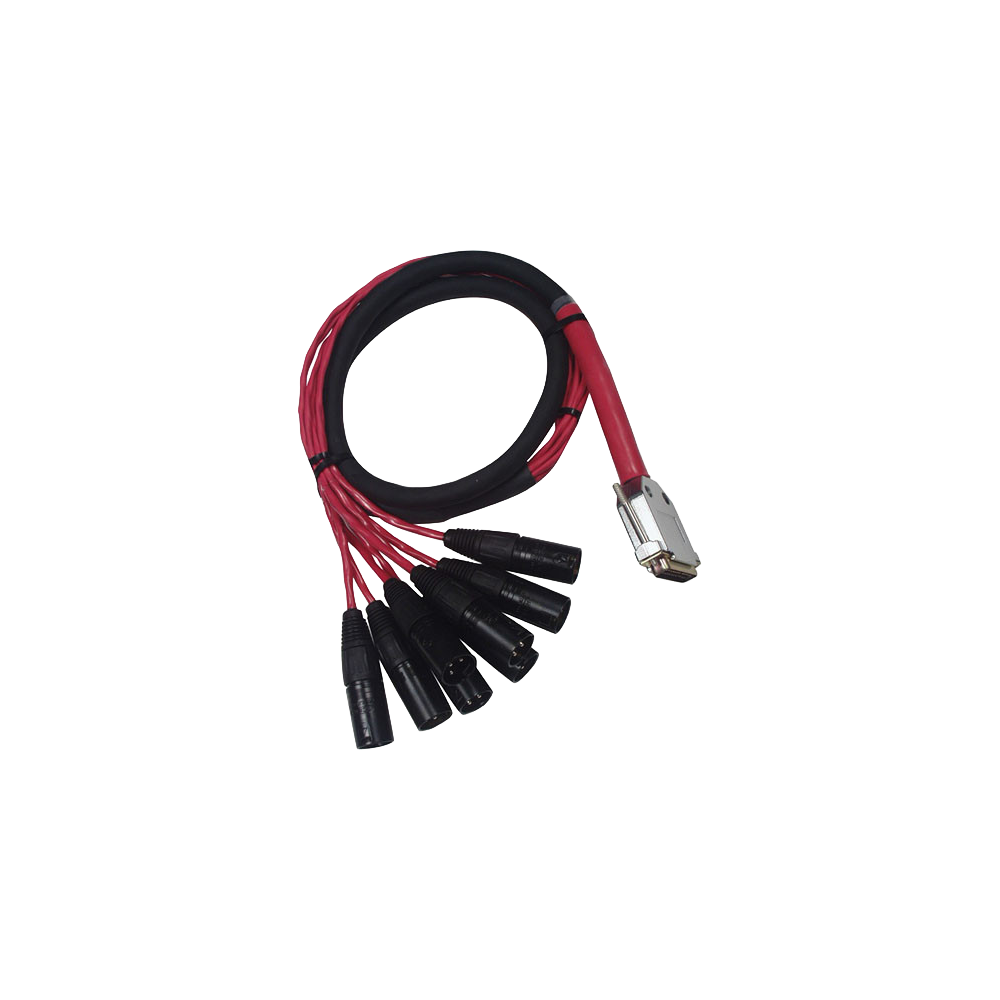 DB25-XLRM DigiSnake Cable - 4ft