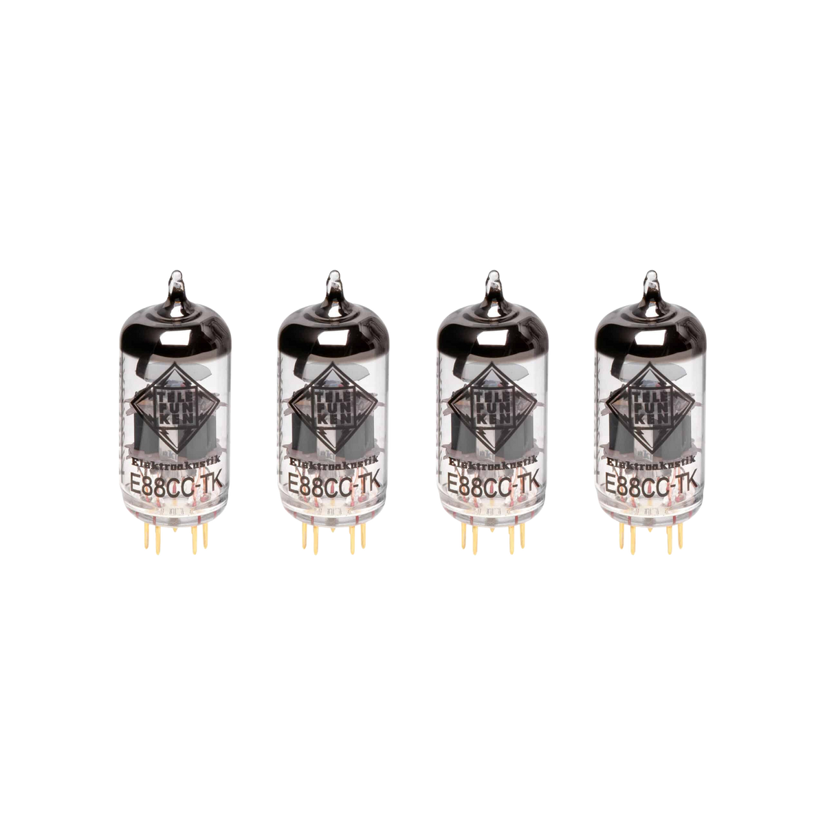 E88CC-TK Vacuum Tube, Matched Quad, Balanced Triodes