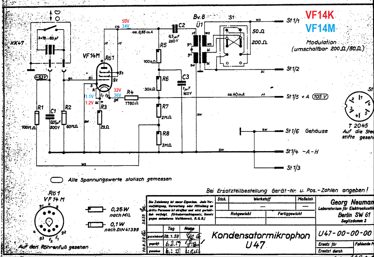 VF14K Vacuum Tube