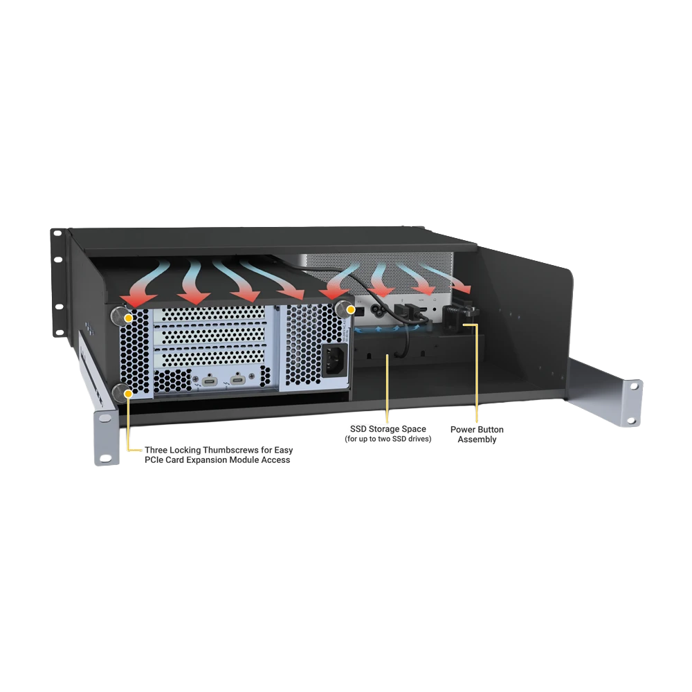 xMac Studio 3U Rackmount System With Echo III T5 Module