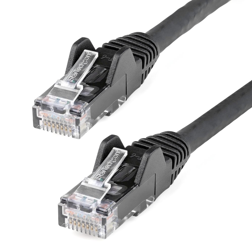 Startech Black Snagless Cat6 Utp Patch Cable