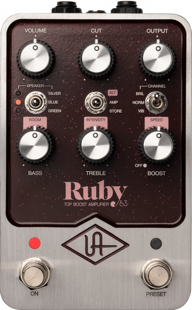 Universal Audio UAFX Ruby 63 Top Boost Amplifier