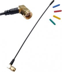 Audioroot UHF SMA Right Angle whip antenna