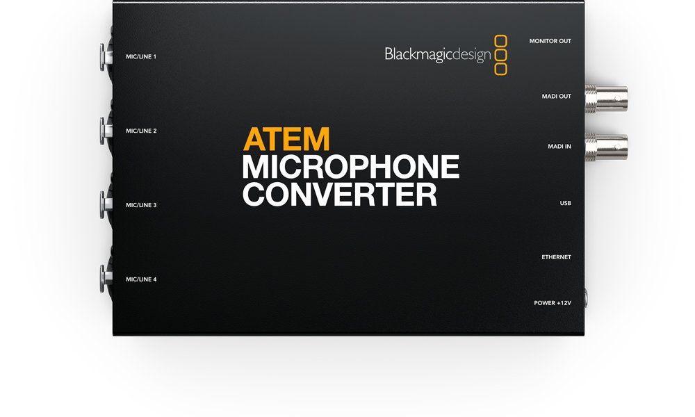 Blackmagic Design ATEM Microphone Converter   Studio Economik