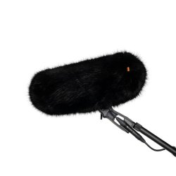 Bubblebee Industries The Fur Wind Jacket for Rycote Modular Windshield Kit 3, Black