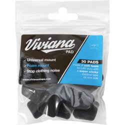 Viviana Straps Pads - Black (Pack of 30 Pads)