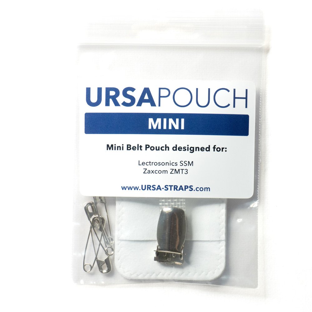 Ursa Straps Belt Pouch Mini White Studio Economik Pro Audio Recording Equipment Montreal Canada