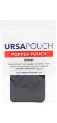 Ursa Straps Popper Pouch - Mini (Black)