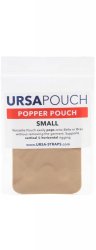 Ursa Straps Popper Pouch - Small (Beige)
