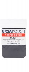 Ursa Straps Popper Pouch - Large (Black)
