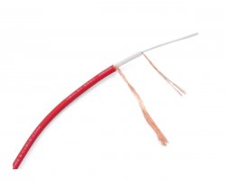 Mogami W2520 - 1c. 28awg Coaxial audio cable high performance, Red (price per roll - 164 feet)