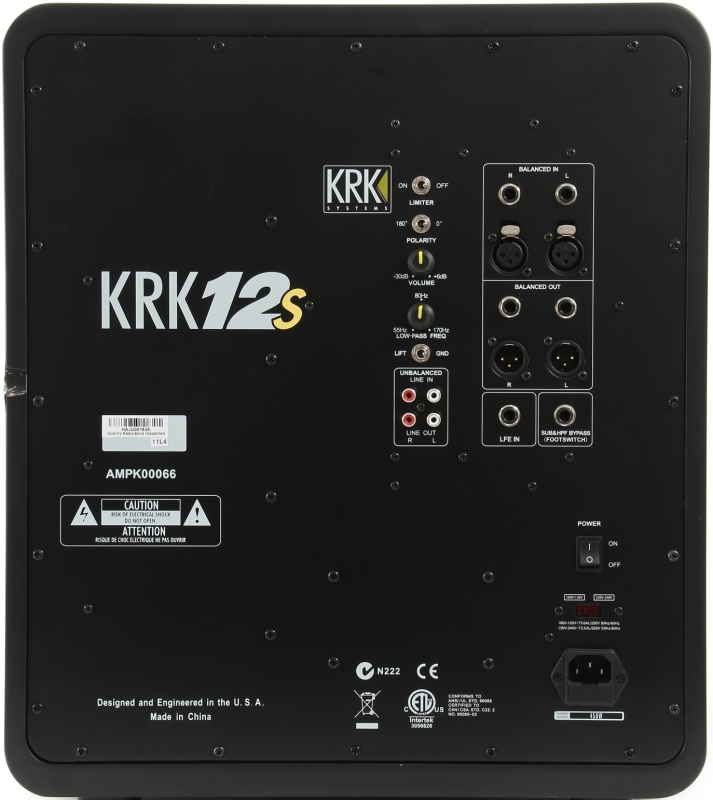 krk subwoofer 12s