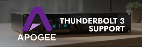 Thunderbolt 3 Now Standard on Apogee Symphony MkII