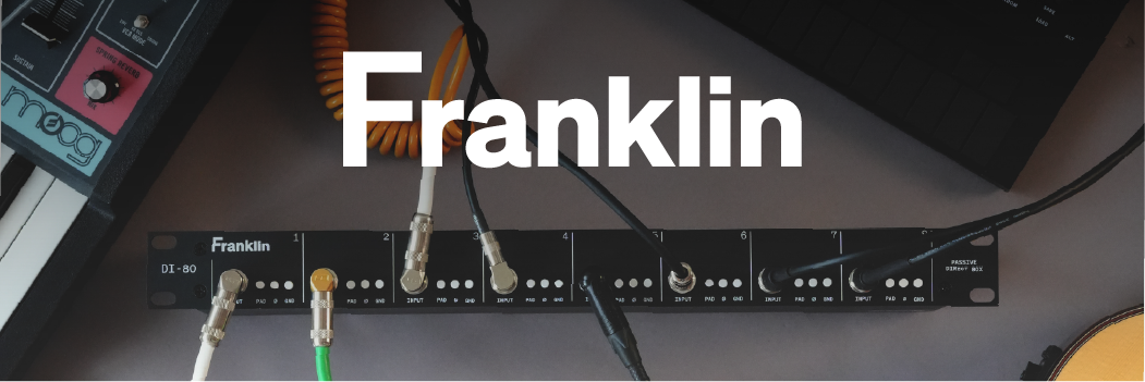 Franklin DI-80: 8-Channel Passive Transformer-Coupled Direct Box for Clean Rack Setups