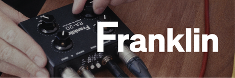 Franklin Audio Products Now Available at Studio Economik