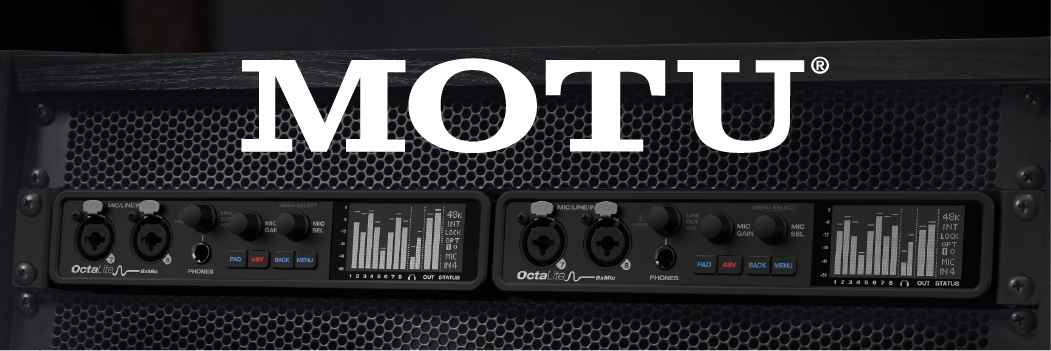 MOTU OctaLite Packs Eight Mic Preamps, DSP Mixing and ADAT Expansion Into a Half-Rack Interface