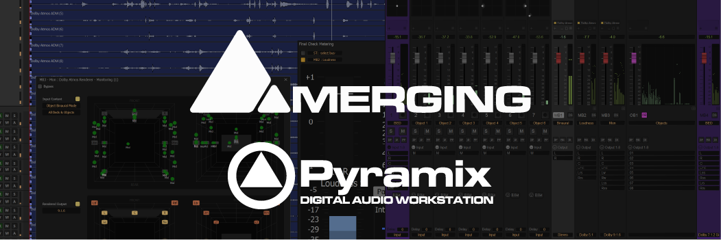 Merging Pyramix 16 Adds PanNoir, Built-In Dolby Atmos Renderer, and Expanded I/O