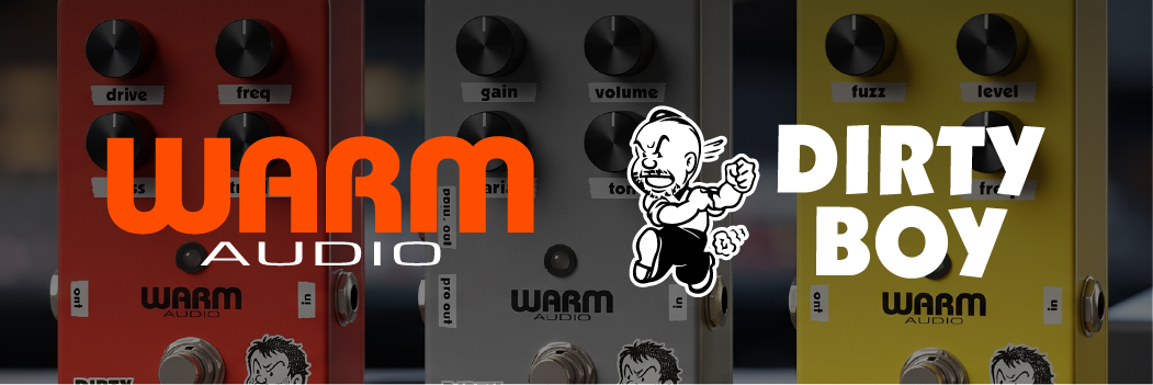 Warm Audio x Dirty Boy Jr. Pedals Arrive Today With Three Compact Takes On Boutique Drive