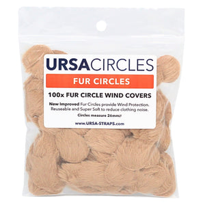 100x Fur Circles - Beige