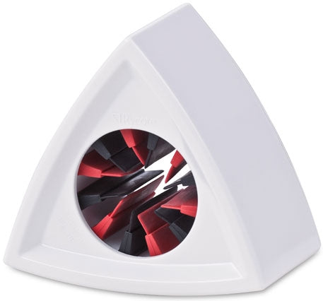 Mic Flag White Triangle 107308