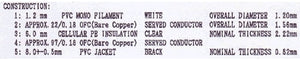 W2497 - 1c. Interconnect (price per roll - 164 feet)