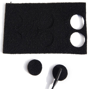 Bonnette Lavalier Undercover noire - Paquet de 100 utilisations 065104