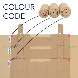 Live Strap - Double Pouch Large (Beige)