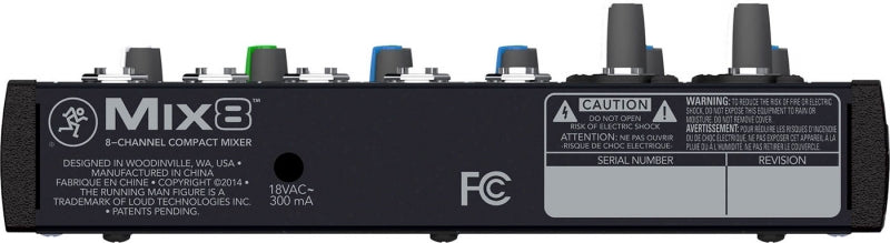 美品・おまけ付き　Mackie Mix8 COMPACT MIXER mix8_1_grande.png?v=1571279132