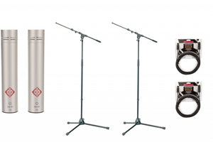 KM 184 Stereo Set with 2 x K&M 210/9 and 2 x Mogami Gold Studio 15'