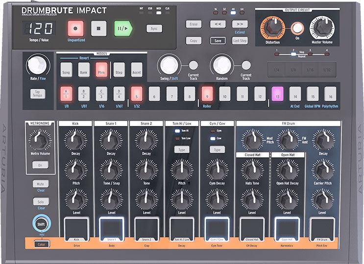 Buy ARTURIA DrumBrute Impact - Drum Machines | Canada Authorized