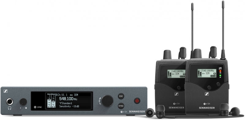 EW IEM G4 - Double (A1 : 470-516 MHz)