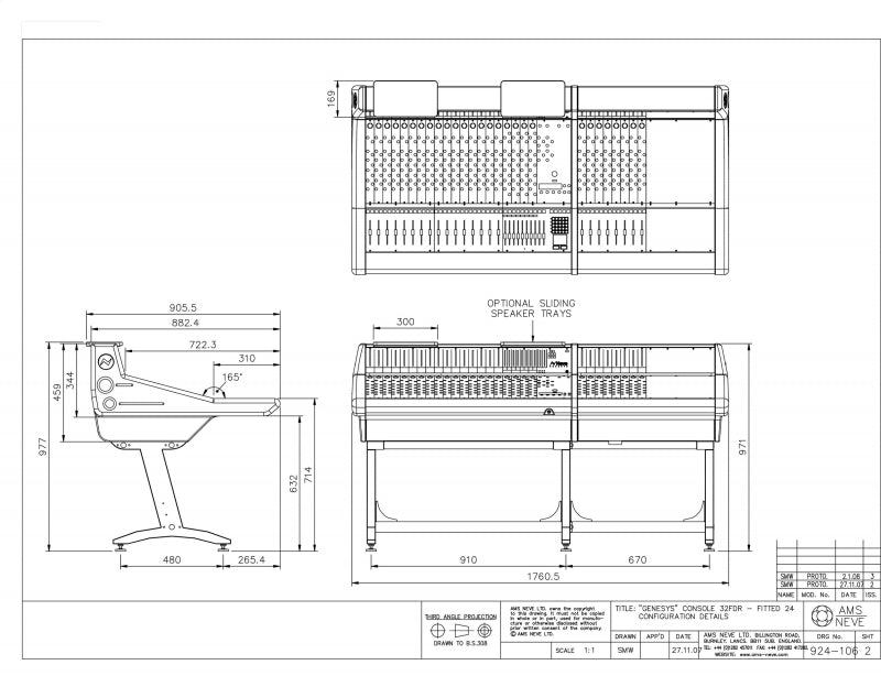 Buy AMS NEVE Genesys G48 Base Console - 48 Input, 24 Fader - 16 to