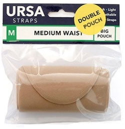 Waist belt - Medium w/Double Pouch (Beige)