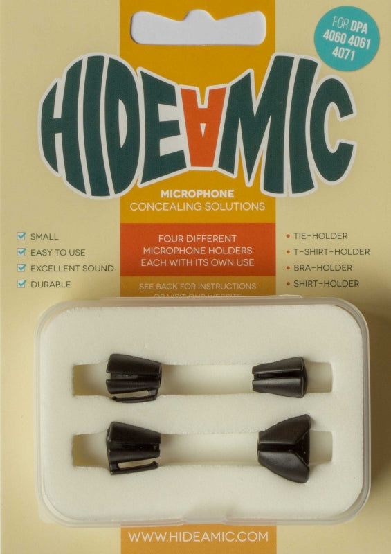 Holders for DPA 4060/4061/4071 (4-Set, Black)
