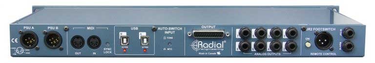 Radial SW8 USB（8ch AUTO SWITCHER） Radial SW8-USB 8-Channel Backing Track Auto Switcher And USB Interface