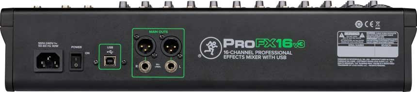 Buy MACKIE ProFX16v3 - 4 to 16 Channels Boards | Canada Authorized
