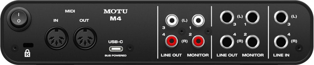Buy MOTU M4 - USB | Canada Authorized dealer – Studio Economik
