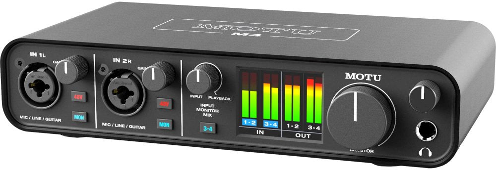MOTU アンプ M4 Interface Audio USB-C M4 MOTU アンプ