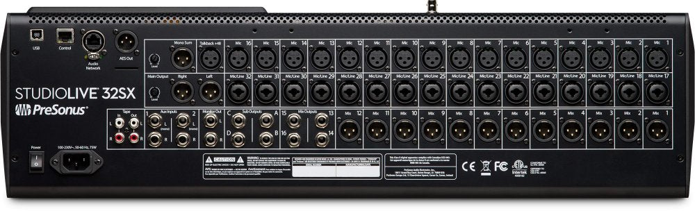 Buy PRESONUS StudioLive 32SX - Digital mixers | Canada Authorized