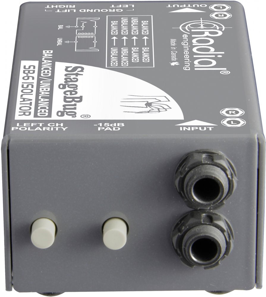 StageBug SB-6 Stereo Isolator