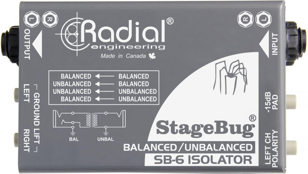 StageBug SB-6 Stereo Isolator