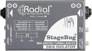 StageBug SB-6 Stereo Isolator