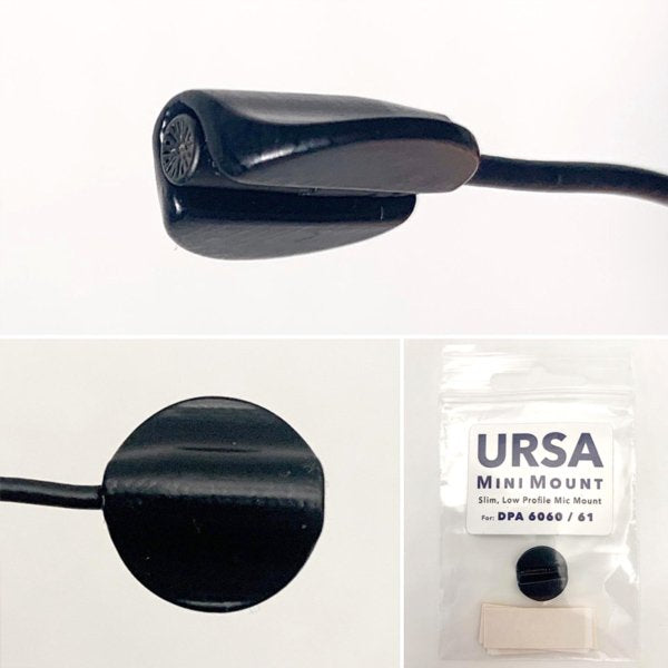 Mini Mounts Circular for DPA 6060 (Black)