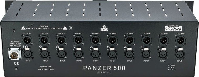 IGS Audio PANZER 500 10スロットシャーシ Buy IGS AUDIO Panzer 500 - 500 Series Racks | Canada Authorized