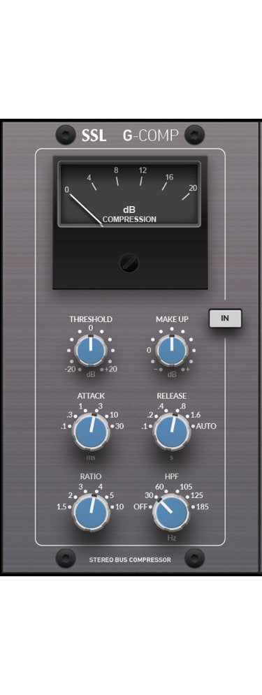 500 Series G Comp Stereo Bus Compressor