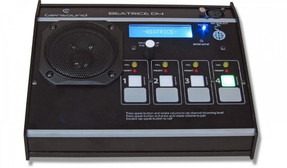 Beatrice D4 - 4 Channel Desktop Intercom