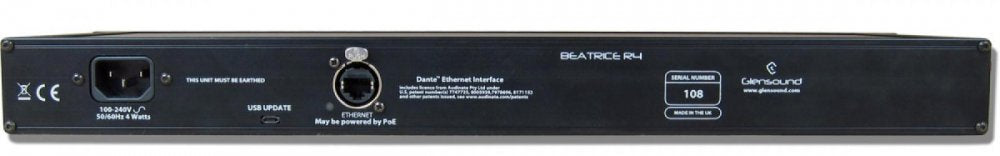 Beatrice R4 - 4 Channel Rackmount Intercom