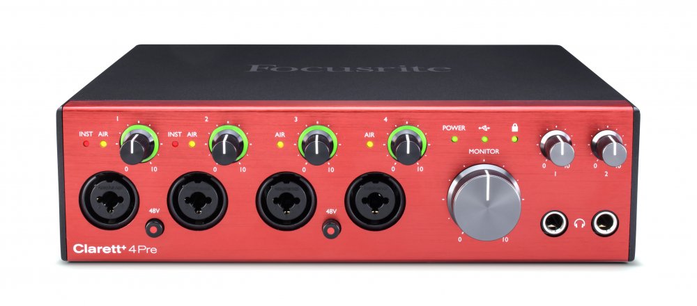 Buy FOCUSRITE Clarett+ 4Pre - USB | Canada Authorized dealer